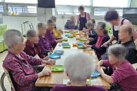  수급자 만족(만두빚기)